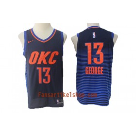 NBA Oklahoma City Thunder Trikot Paul George 13 Nike 2017-18 marineblau Swingman - Herren